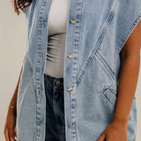 Glitra Vest Blue