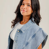 Glitra Vest Blue