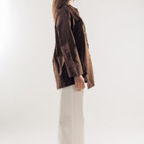 Wave Blouse Brown