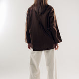 Wave Blouse Brown