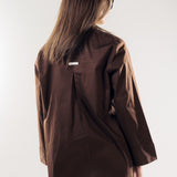 Wave Blouse Brown