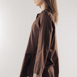 Wave Blouse Brown