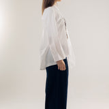 Wave Blouse White