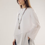 Wave Blouse White