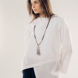 Wave Blouse White