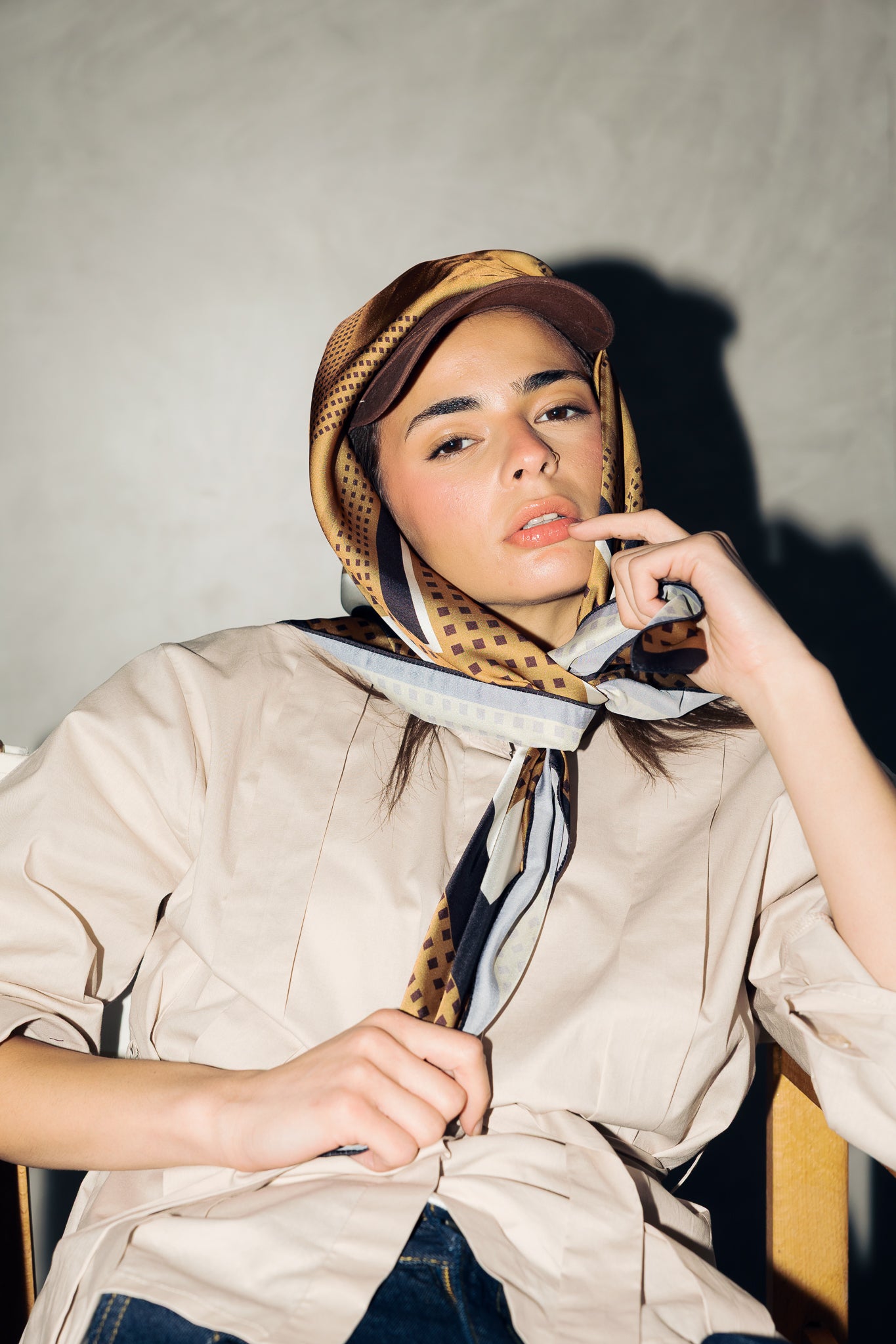 Square Silk Scarf #3
