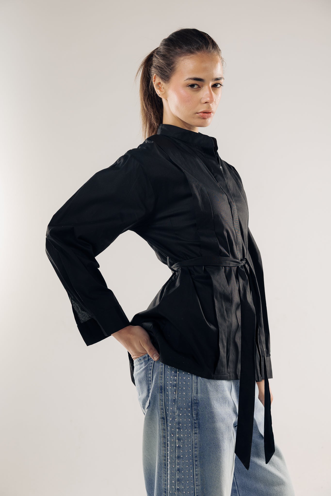 Star Girl Shirt Black