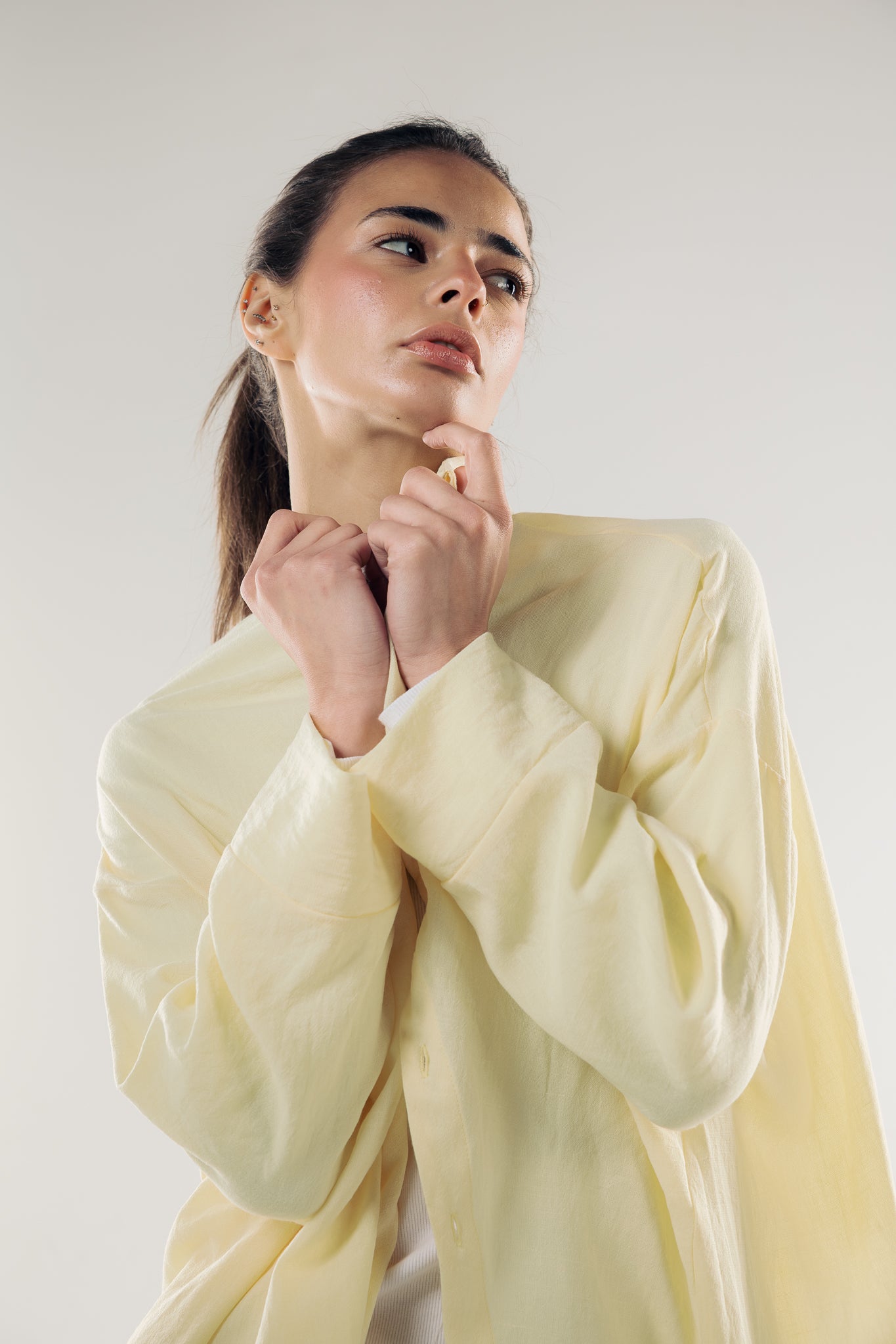 Blush Girl Shirt Butter Yellow
