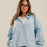 Cropi Shirt Baby Blue