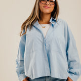 Cropi Shirt Baby Blue