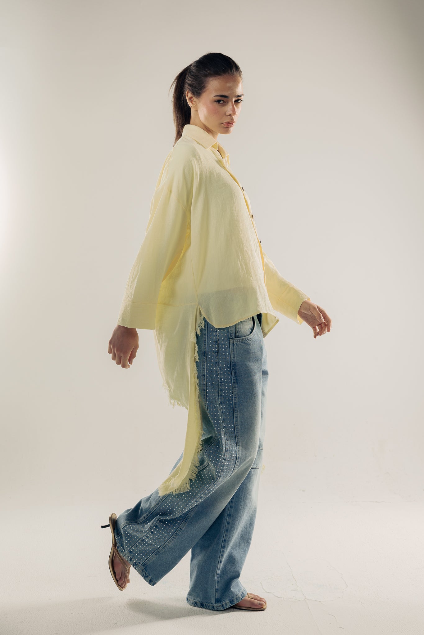 Blush Girl Shirt Butter Yellow