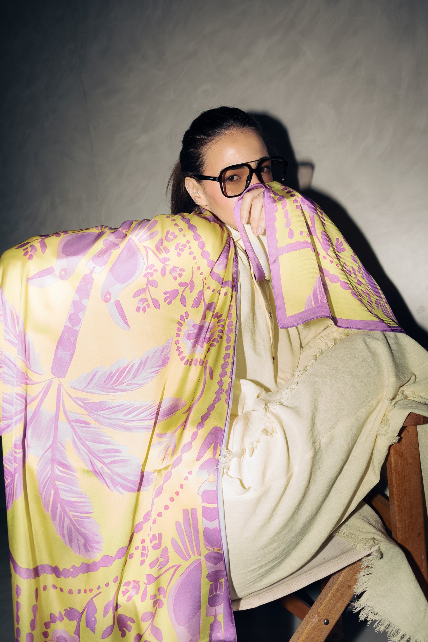 Long Silk Scarf #4