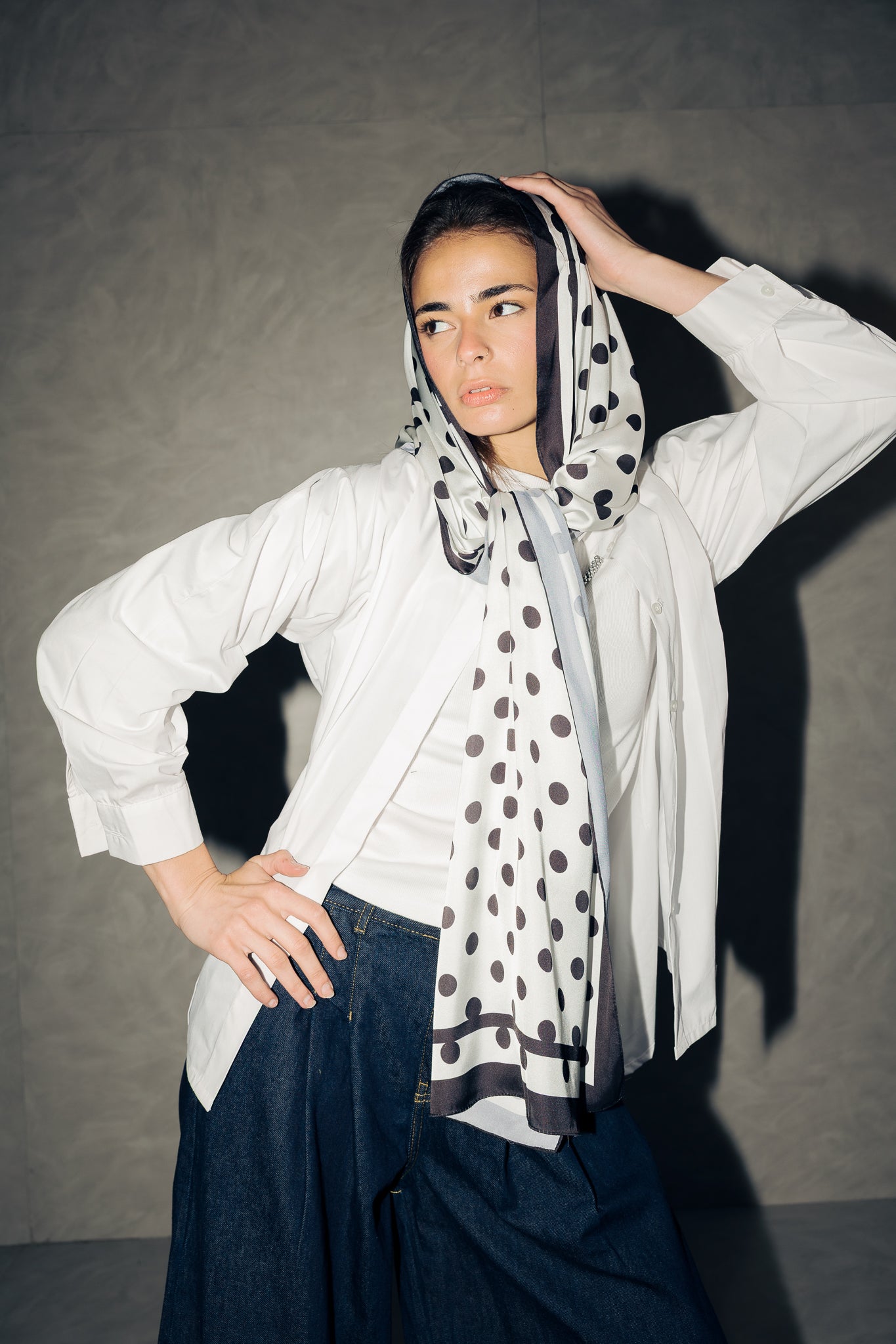 Long Silk Scarf #1