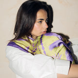 Long Silk Scarf #4