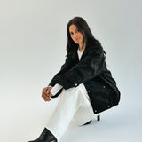 Aroma Leather Jacket Black