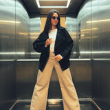 Aroma Leather Jacket Black