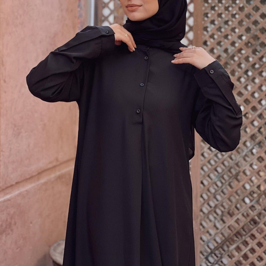 Basic Black Luxury Abaya