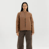 Leather Jacket Camel