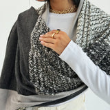 Words Wool Shawl