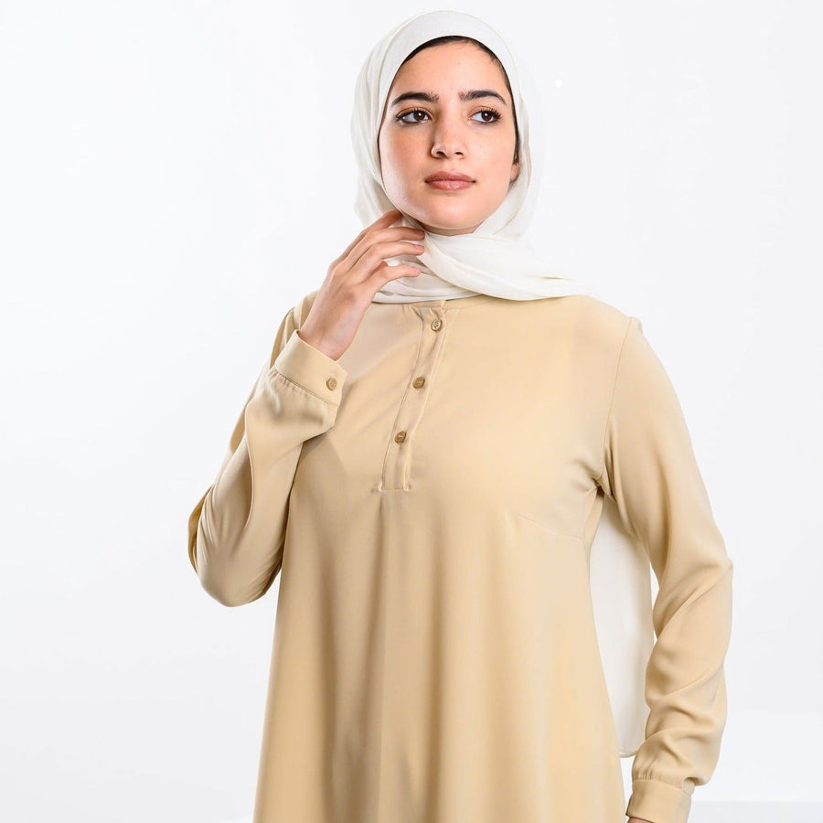 '- AB Essential Women Wear - AB Signature Shirt Beige