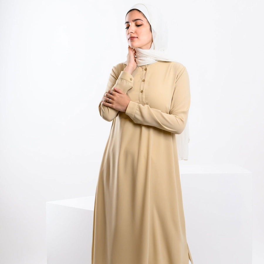'- AB Essential Women Wear - AB Signature Shirt Beige