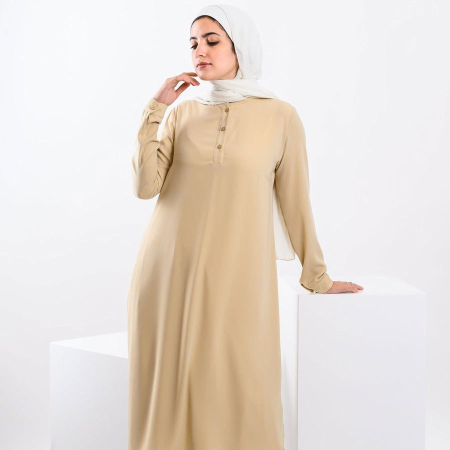 '- AB Essential Women Wear - AB Signature Shirt Beige