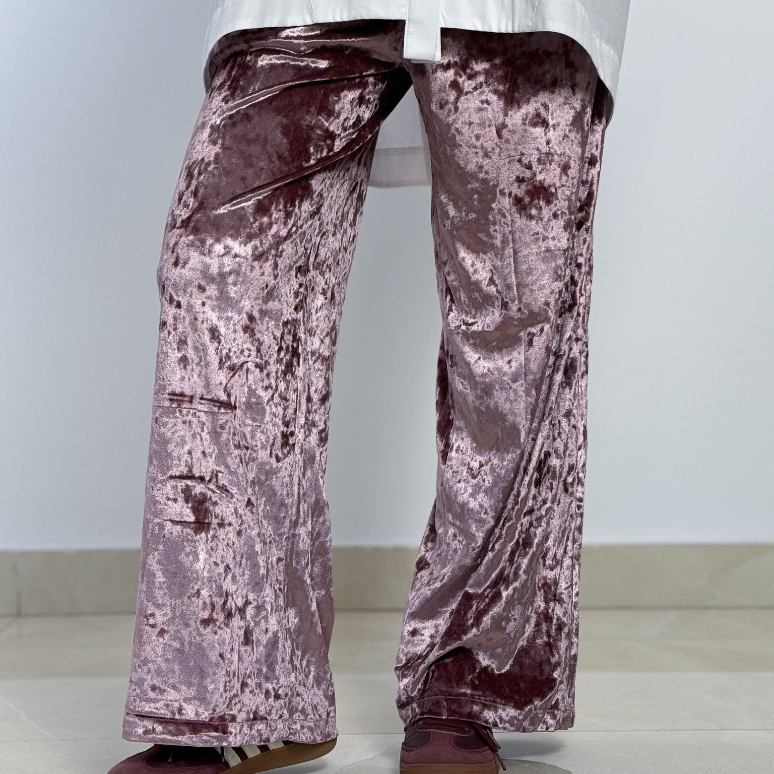 '- AB Essential Women Wear - Super Velvet Rose Pants