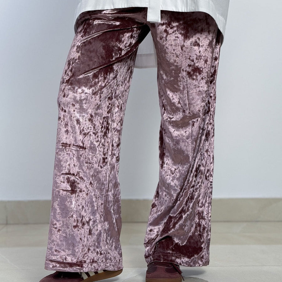 '- AB Essential Women Wear - Super Velvet Rose Pants
