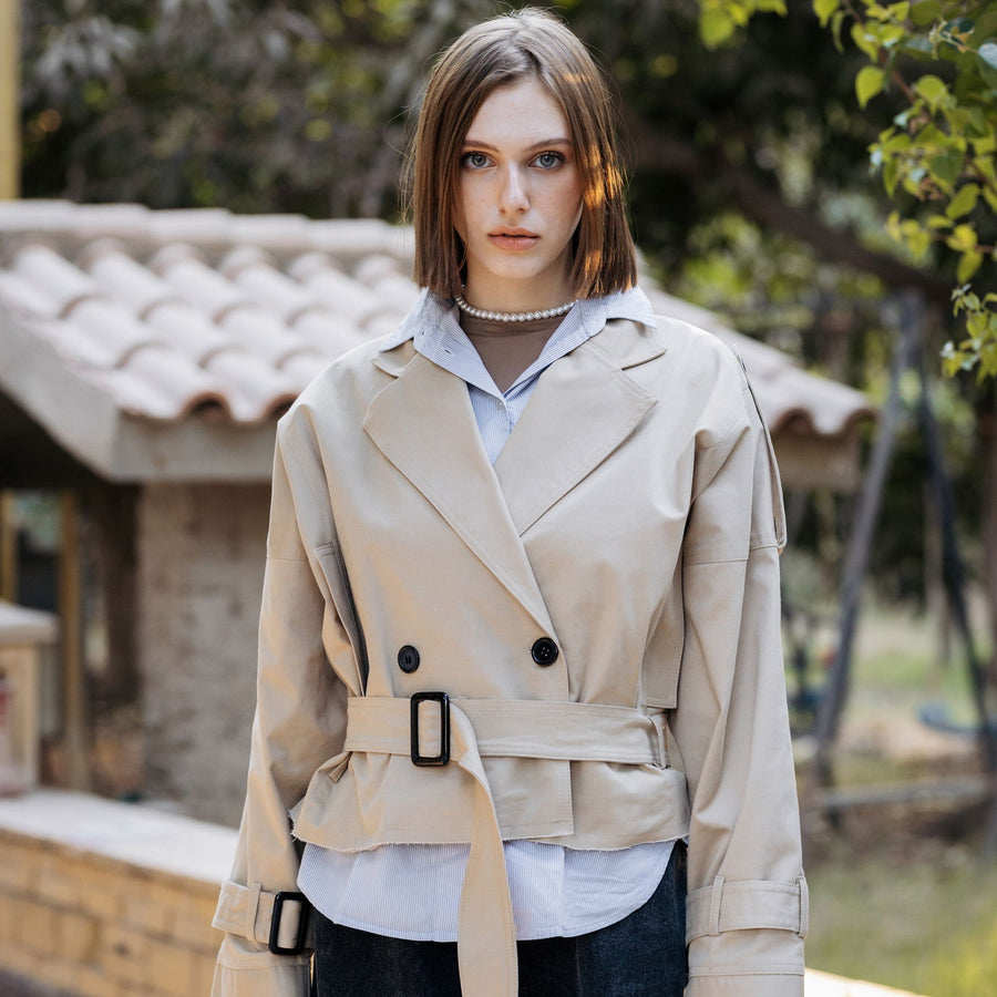 The Mini Trench Beige AB Essential Women Wear