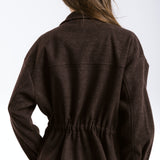 Warm Wool Jacket Brown