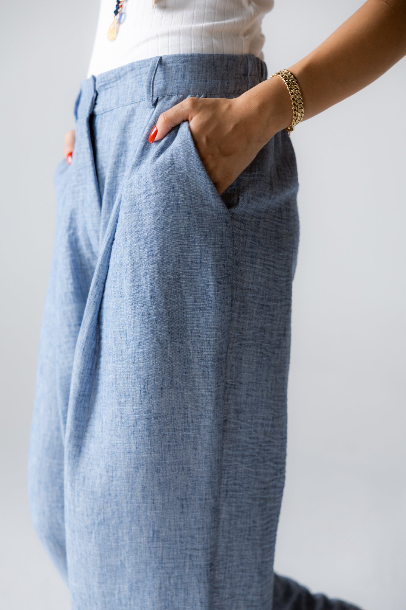 Must Have Linen Pants Blue