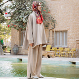 All Time Set Beige - AB Essential Women Wear