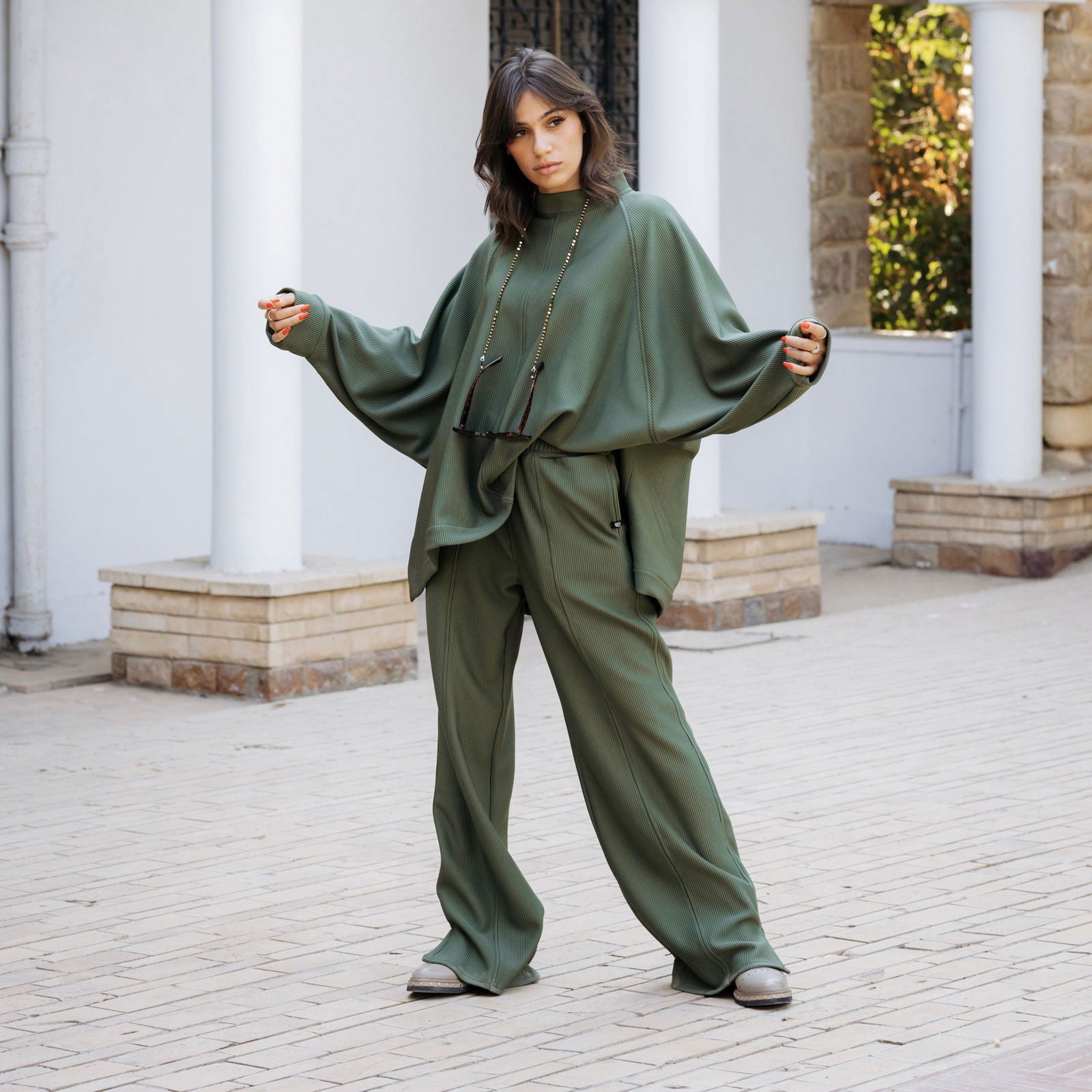 All Time Set Olive - AB Essential Women Wear