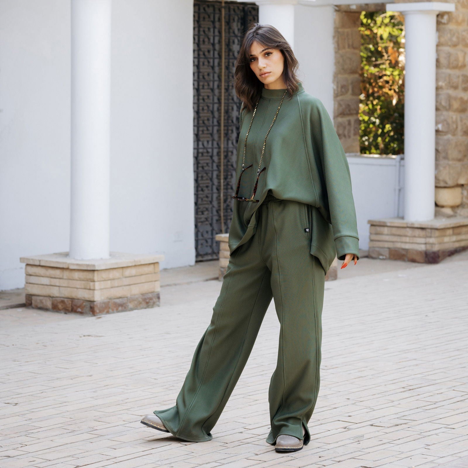 All Time Set Olive - AB Essential Women Wear