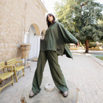 All Time Set Olive - AB Essential Women Wear