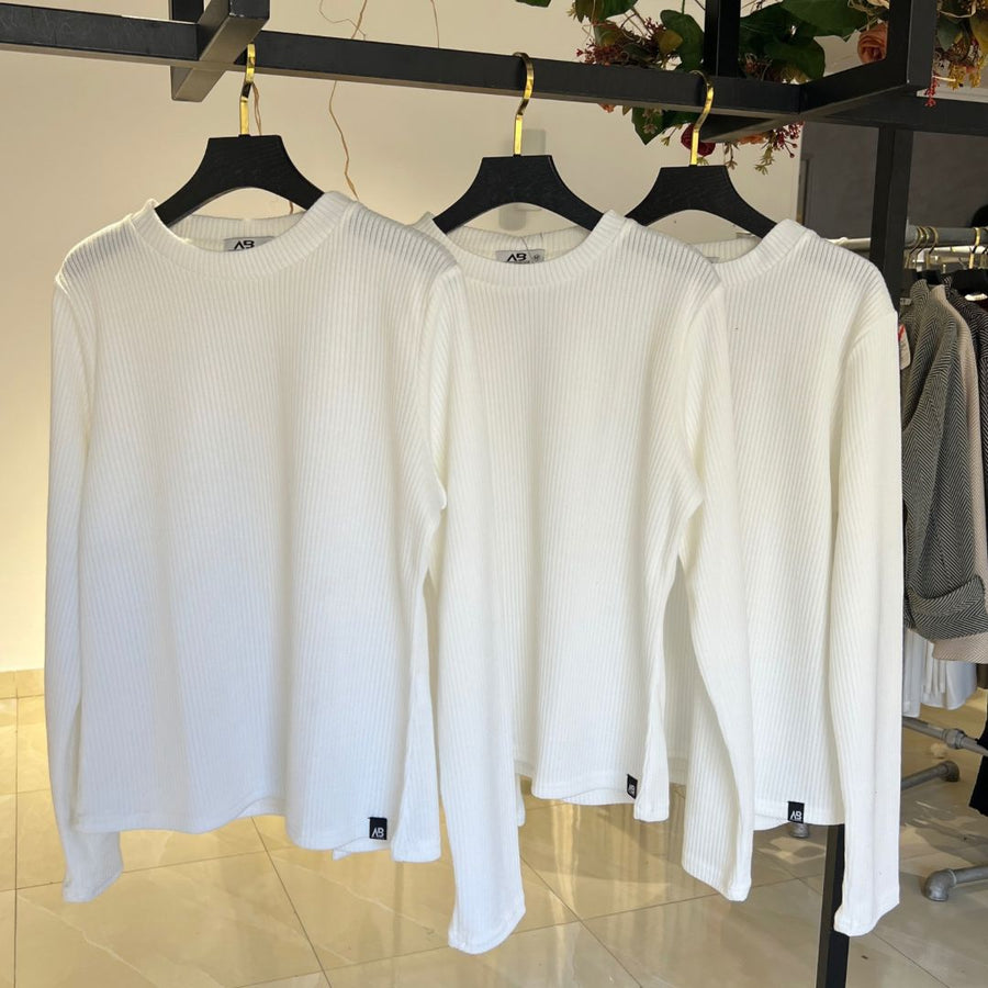 Aura Top Off White - AB Essential Women Wear