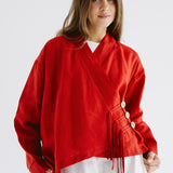 Linen Air Top Red