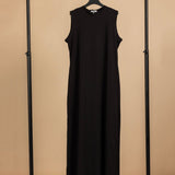Basic Sleeveless Dress Black - AB Essential Women Wear