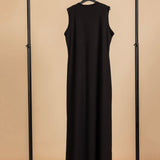 Basic Sleeveless Dress Black - AB Essential Women Wear