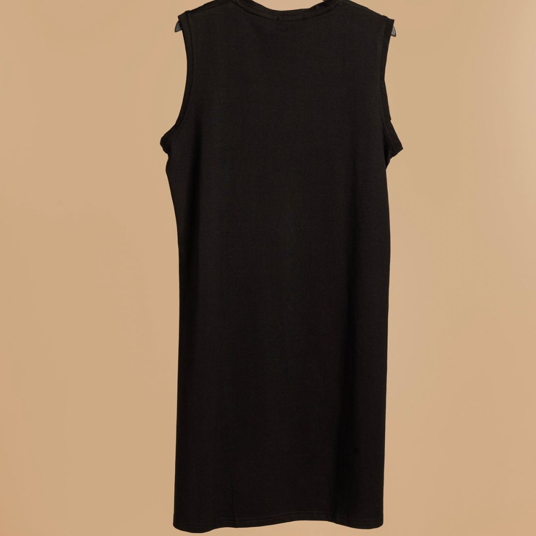 Basic Sleeveless Top Black - AB Essential Women Wear
