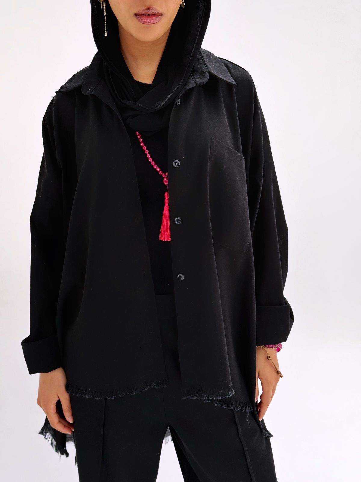 Breeze Raw Set Black - AB Essential Women Wear