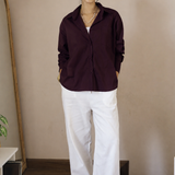 The Perfect Shirt Burgundy
