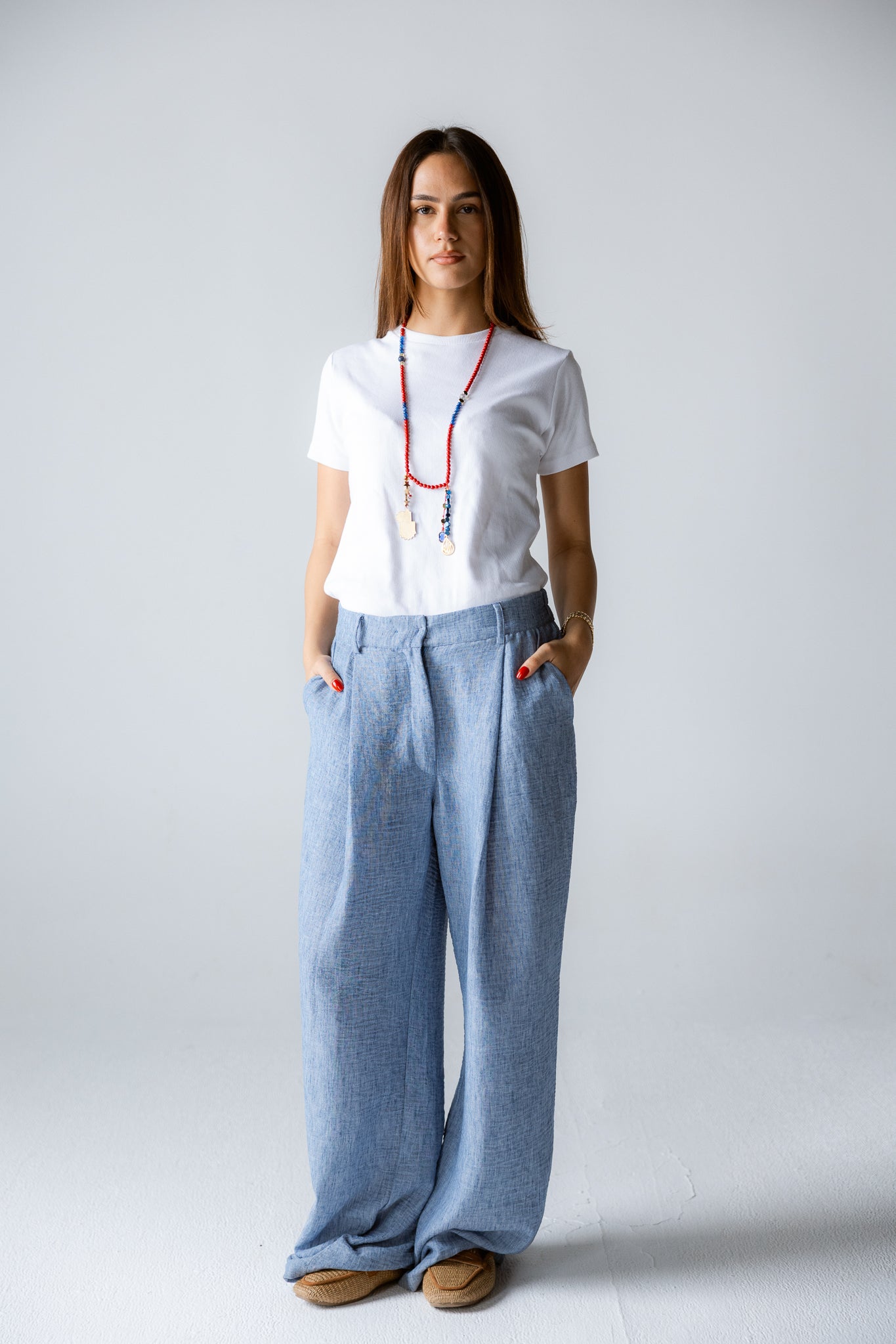Must Have Linen Pants Blue