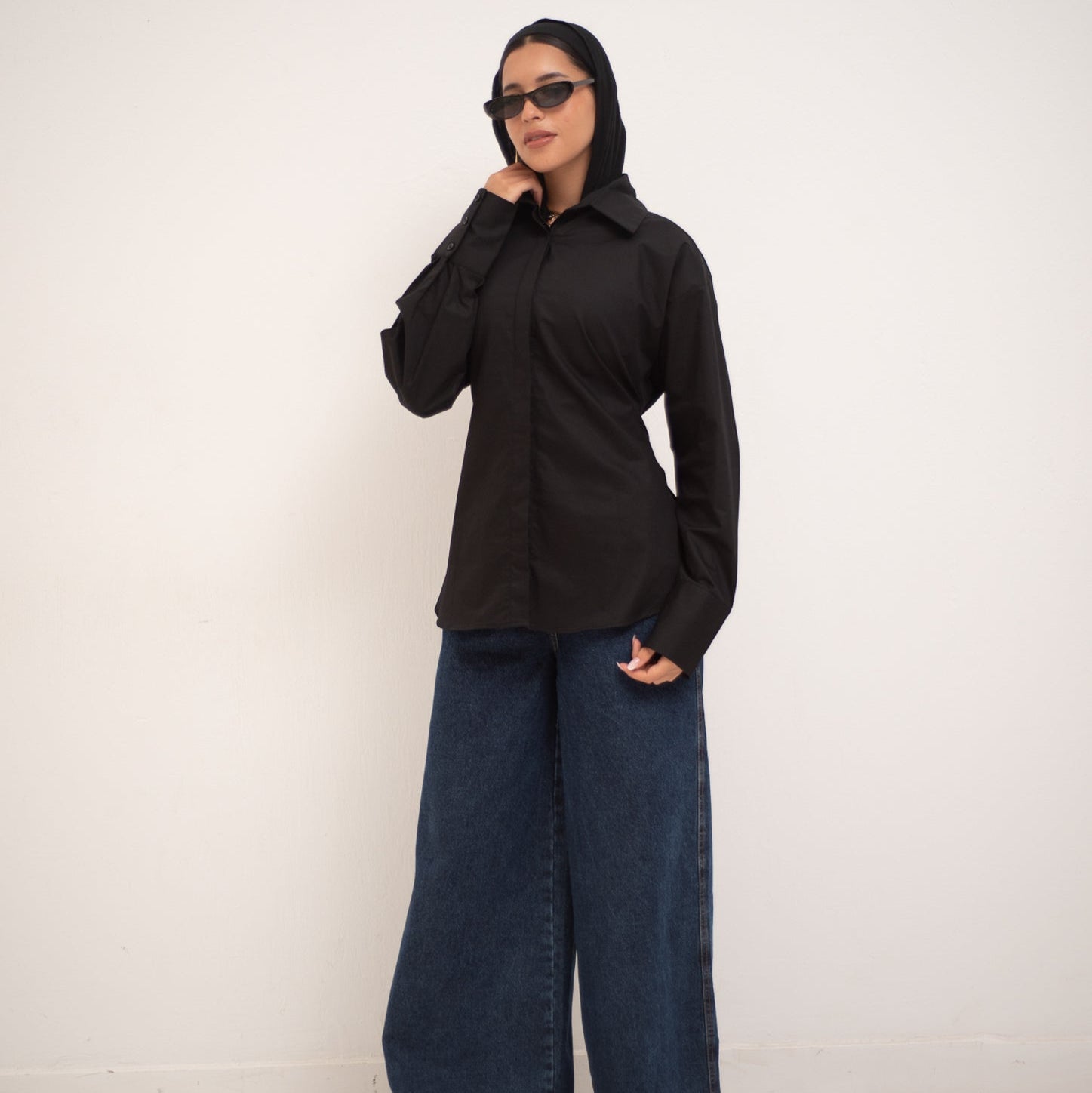 Cairo Shirt Black - AB Essential Women Wear