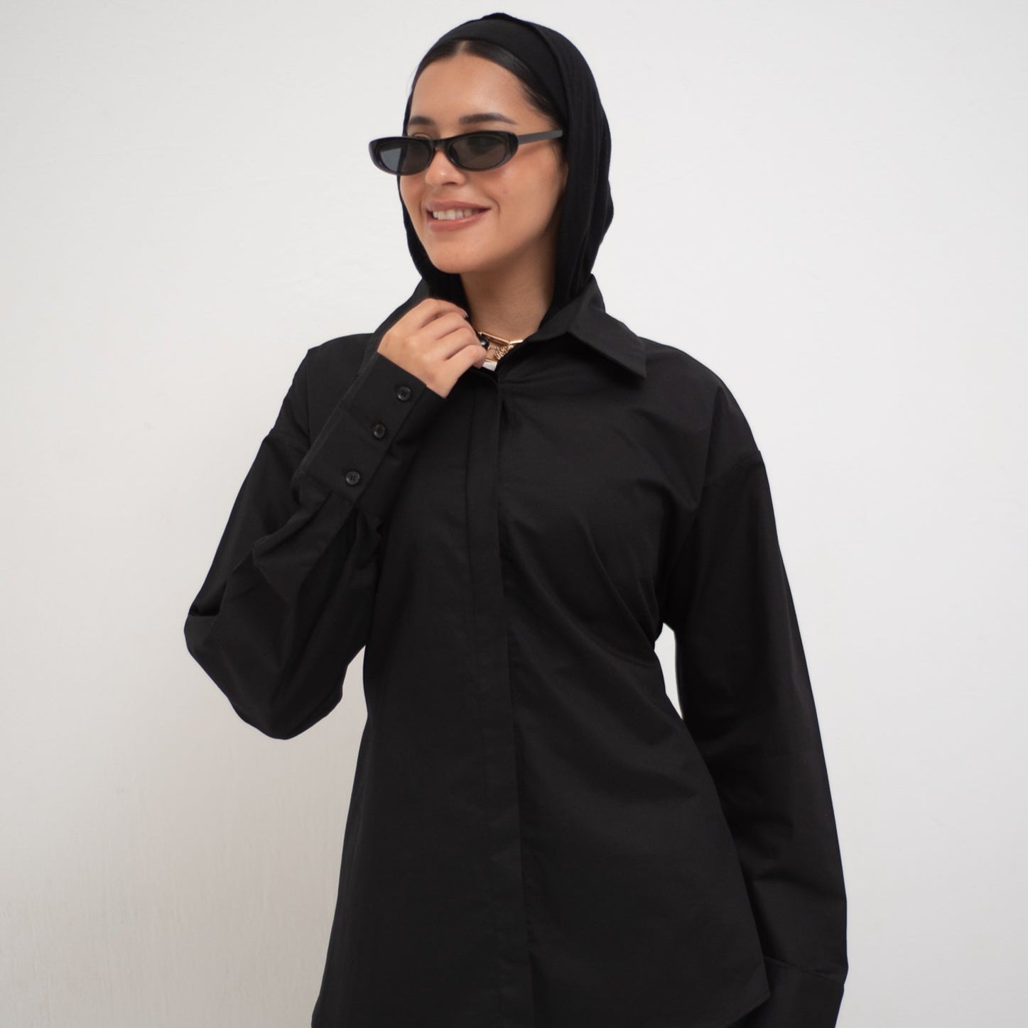 Cairo Shirt Black - AB Essential Women Wear