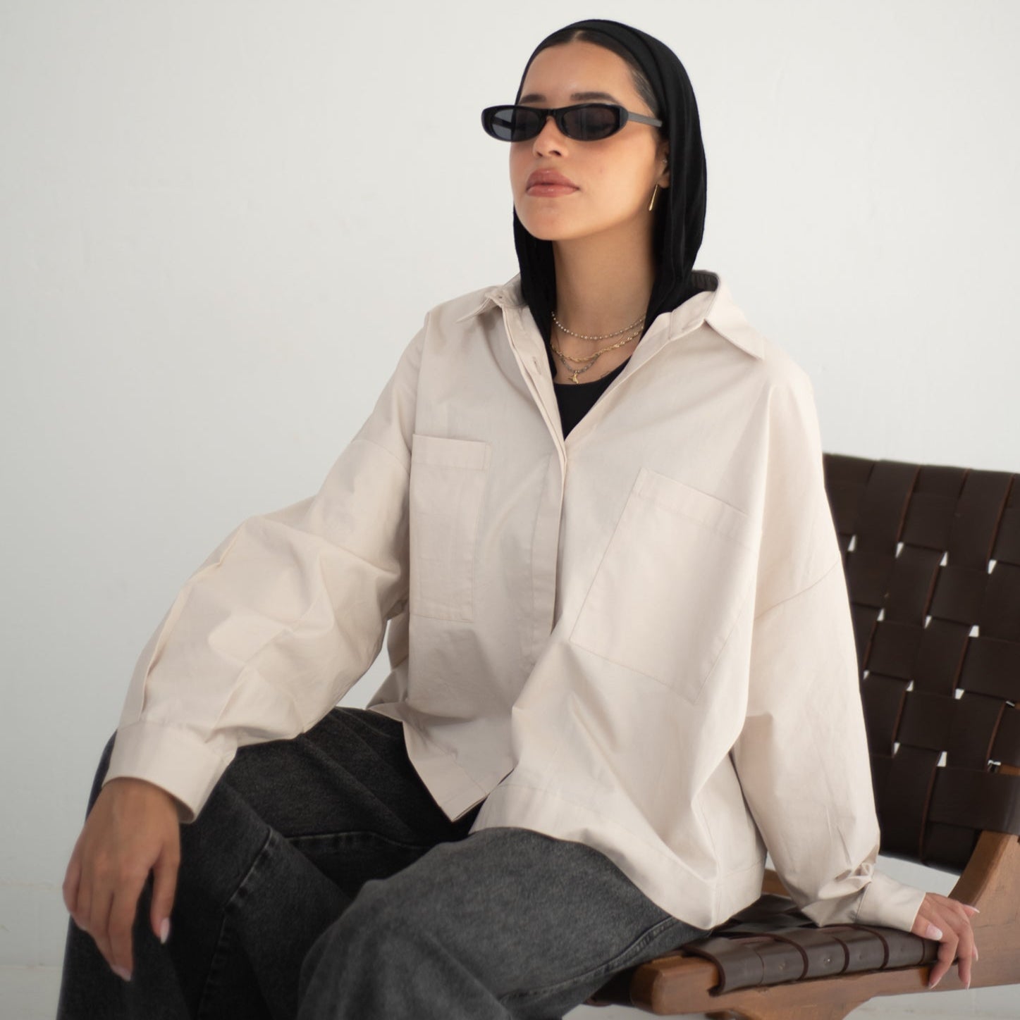 Cairo Shirt Caramel - AB Essential Women Wear