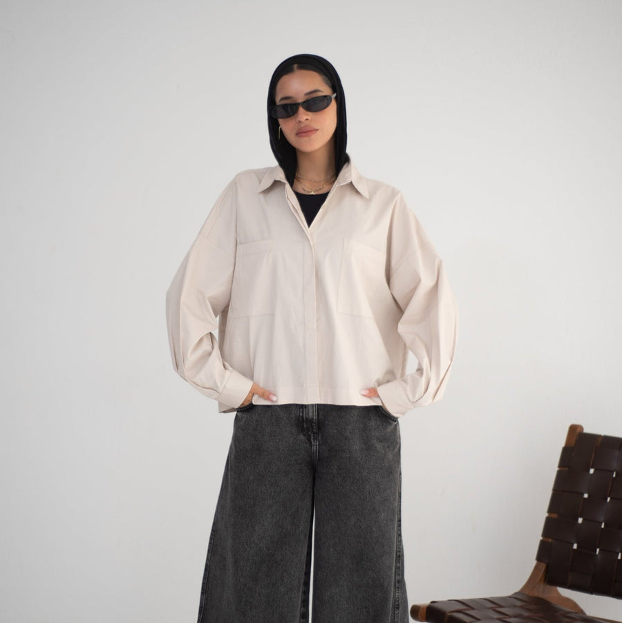 Cairo Shirt Caramel - AB Essential Women Wear