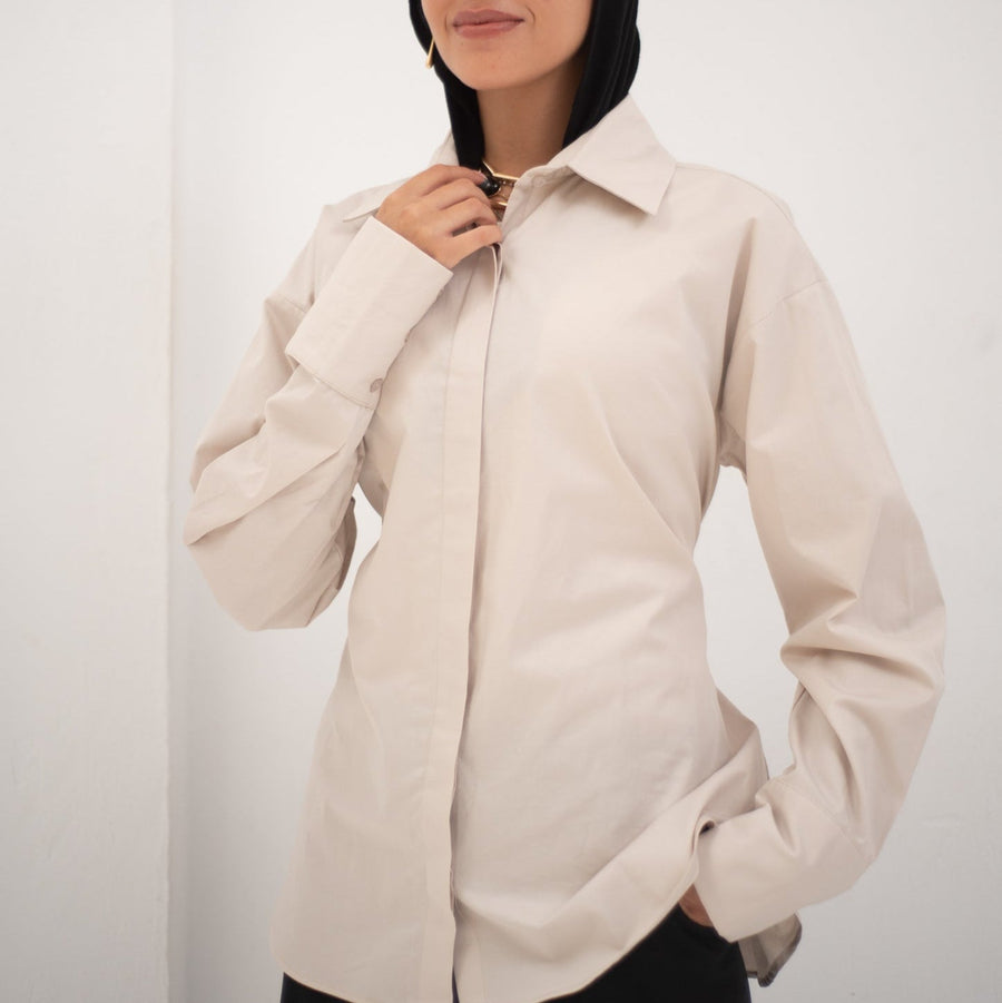 Cairo Shirt Caramel - AB Essential Women Wear