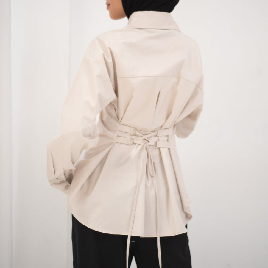Cairo Shirt Caramel - AB Essential Women Wear