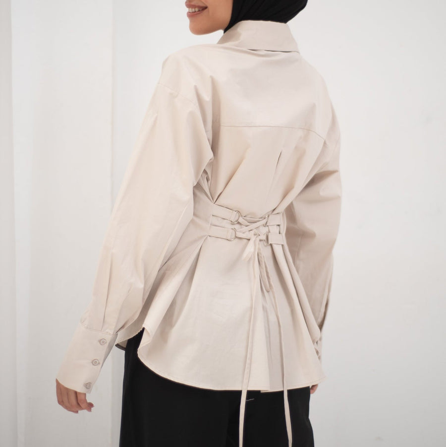 Cairo Shirt Caramel - AB Essential Women Wear